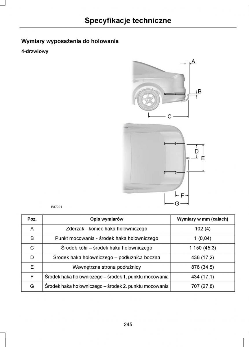 Ford Mondeo IV 4 instrukcja obslugi / page 247