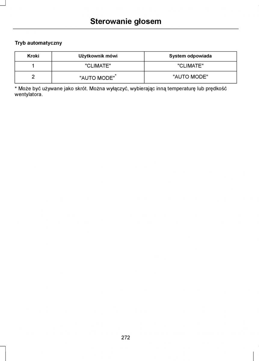 Ford Mondeo IV 4 instrukcja obslugi / page 274