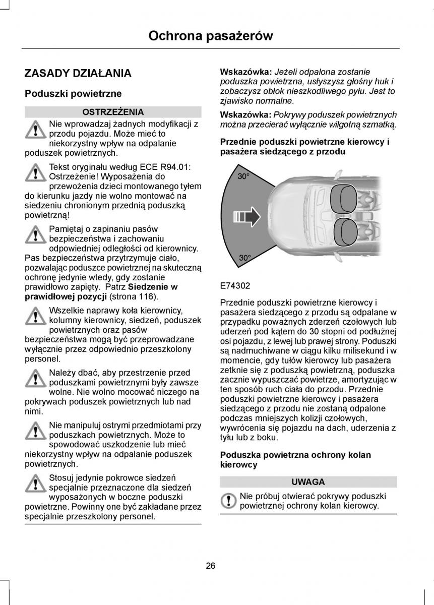 Ford Mondeo IV 4 instrukcja obslugi / page 28