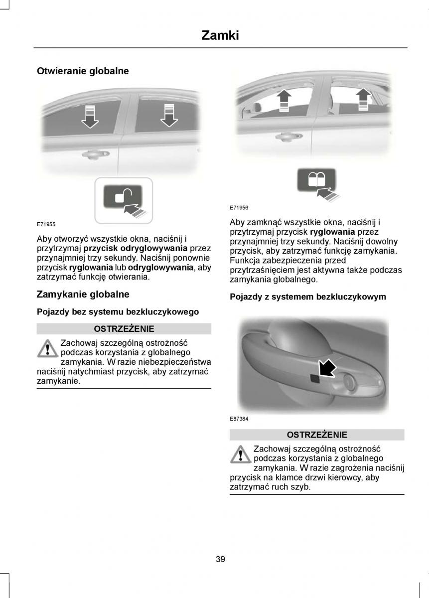 Ford Mondeo IV 4 instrukcja obslugi / page 41