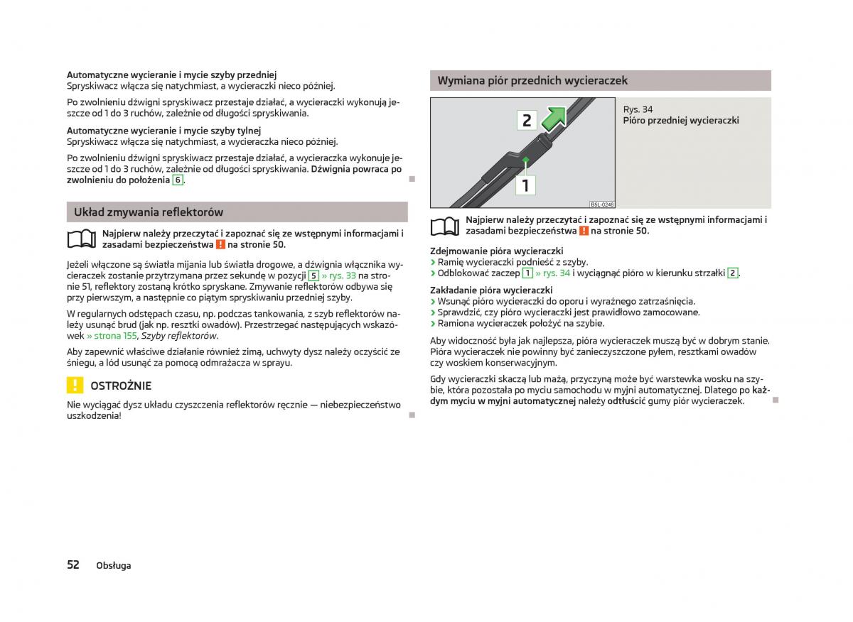 Skoda Fabia II 2 instrukcja obslugi / page 55