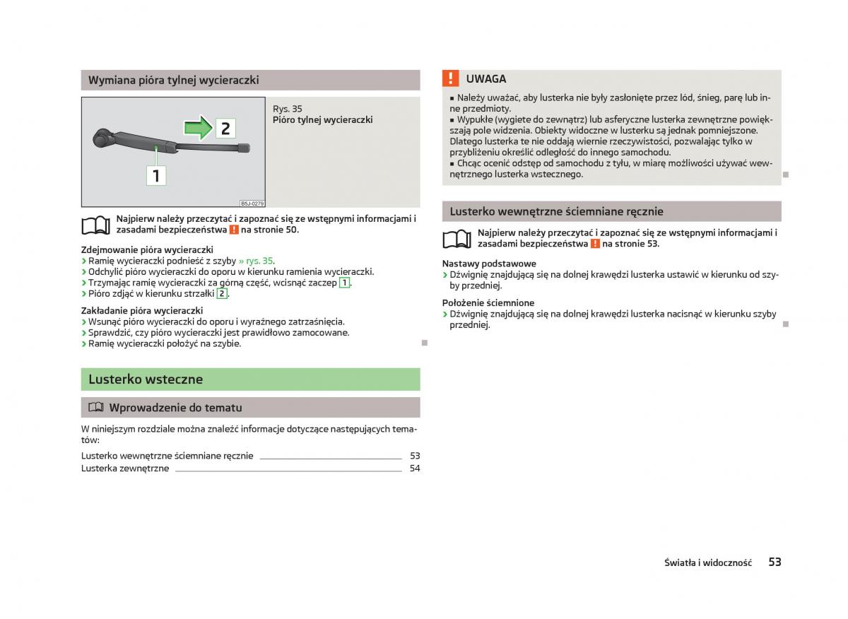 Skoda Fabia II 2 instrukcja obslugi / page 56