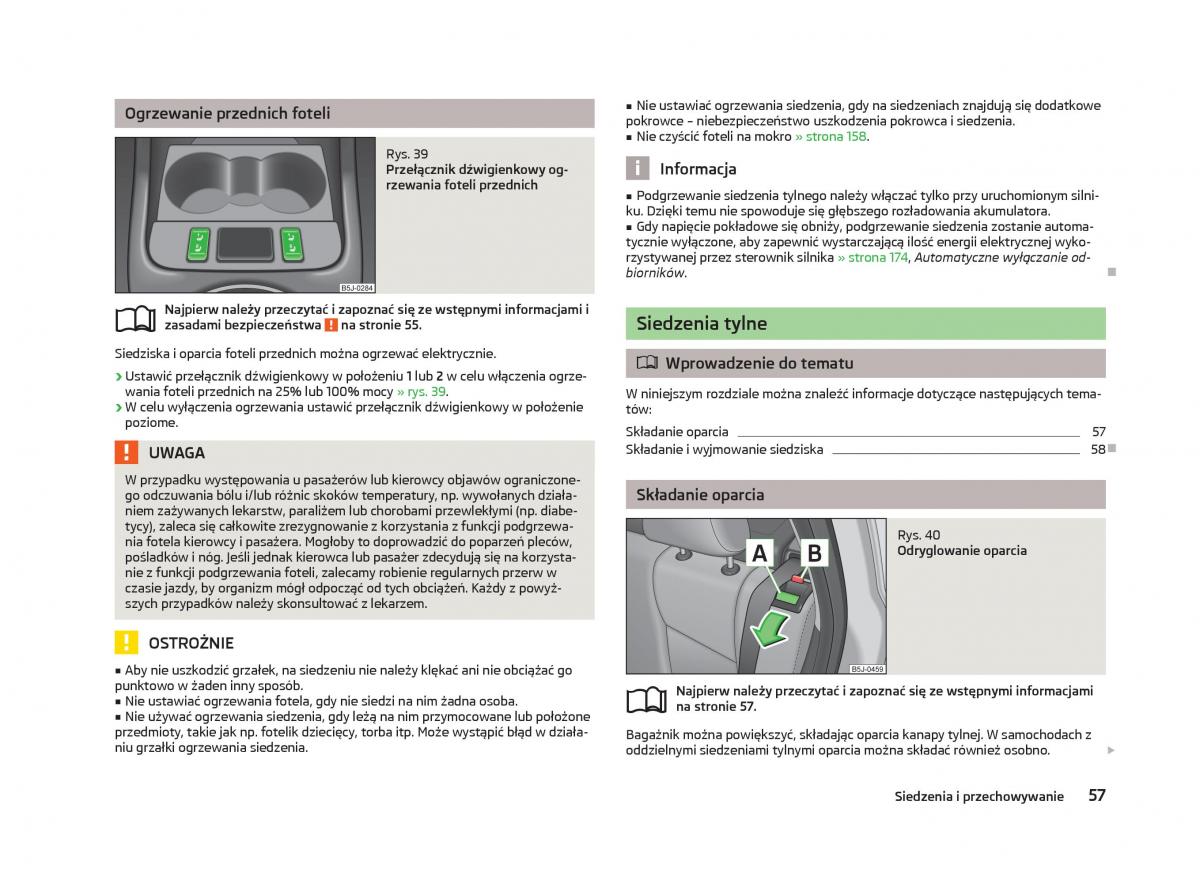 Skoda Fabia II 2 instrukcja obslugi / page 60