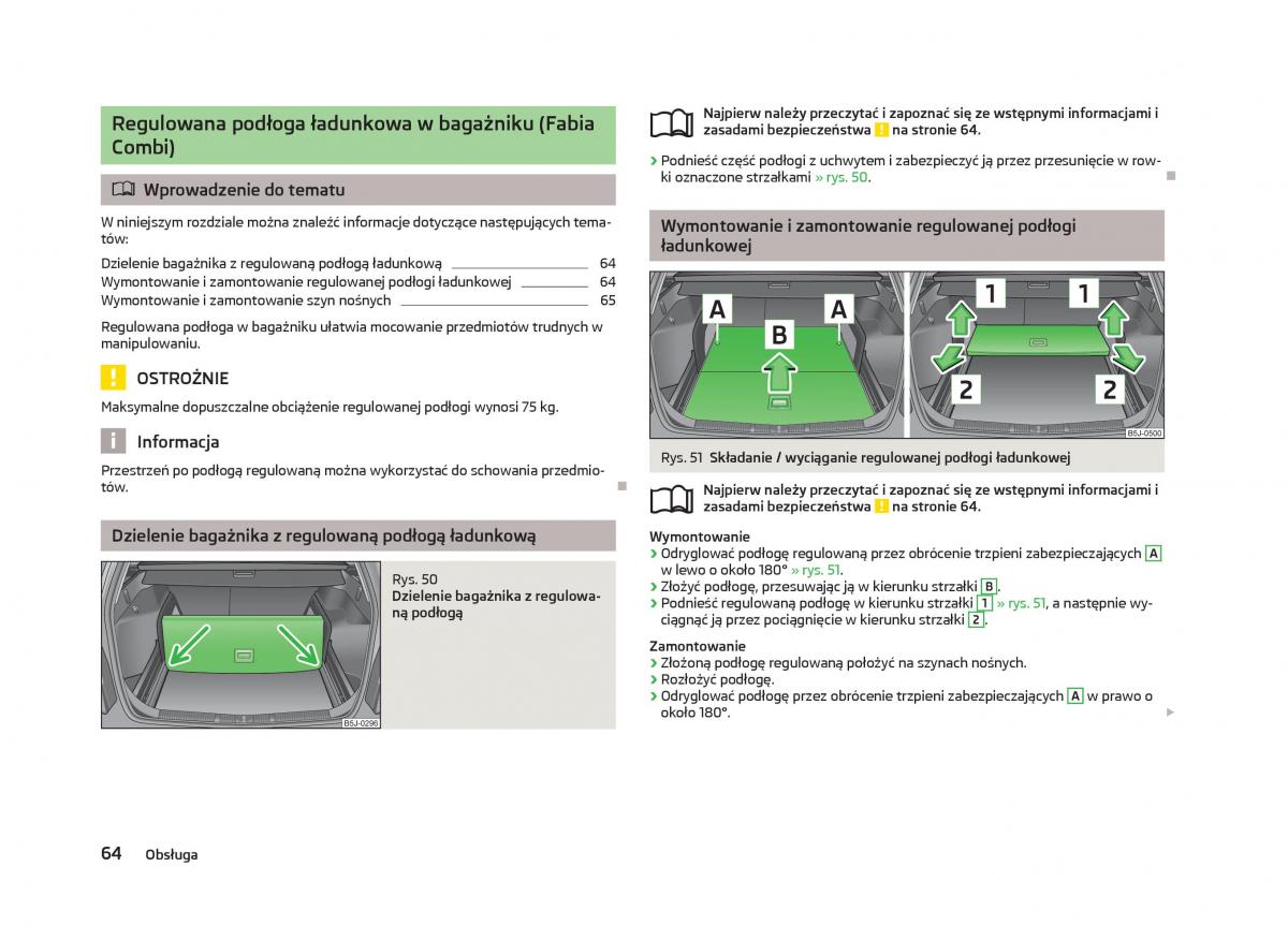 Skoda Fabia II 2 instrukcja obslugi / page 67