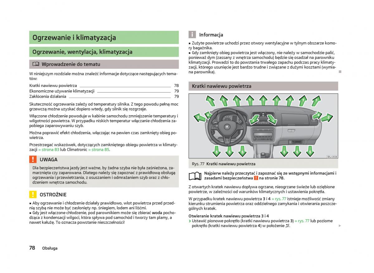 Skoda Fabia II 2 instrukcja obslugi / page 81