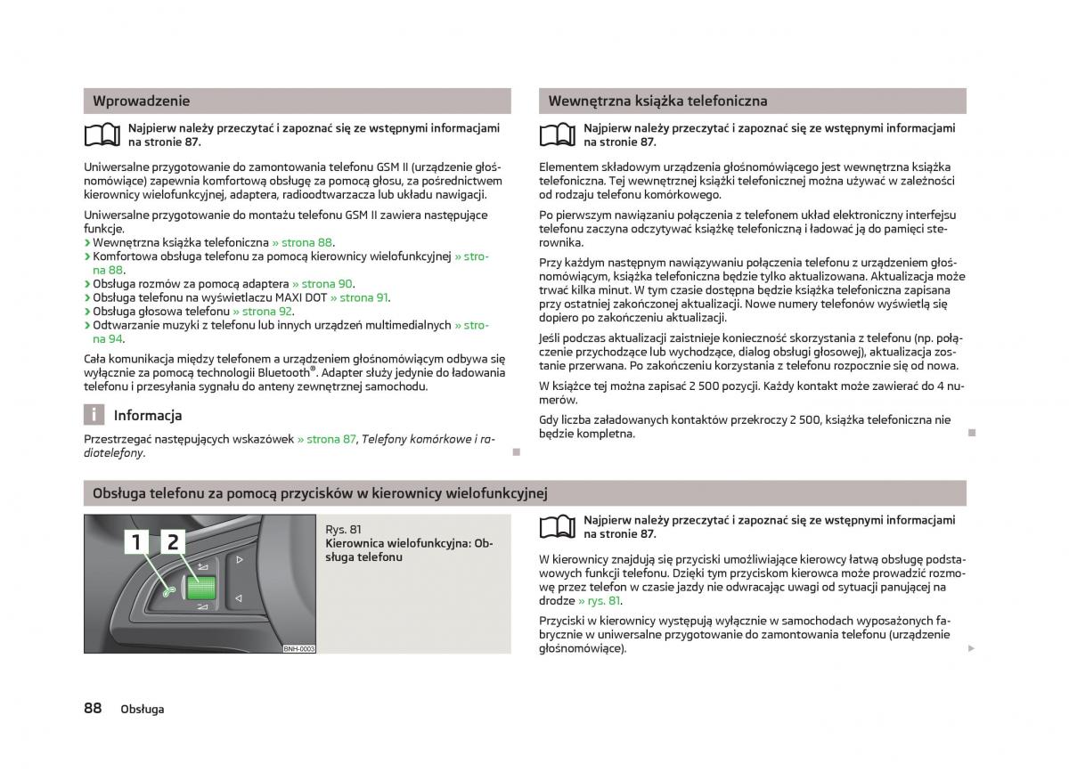 Skoda Fabia II 2 instrukcja obslugi / page 91