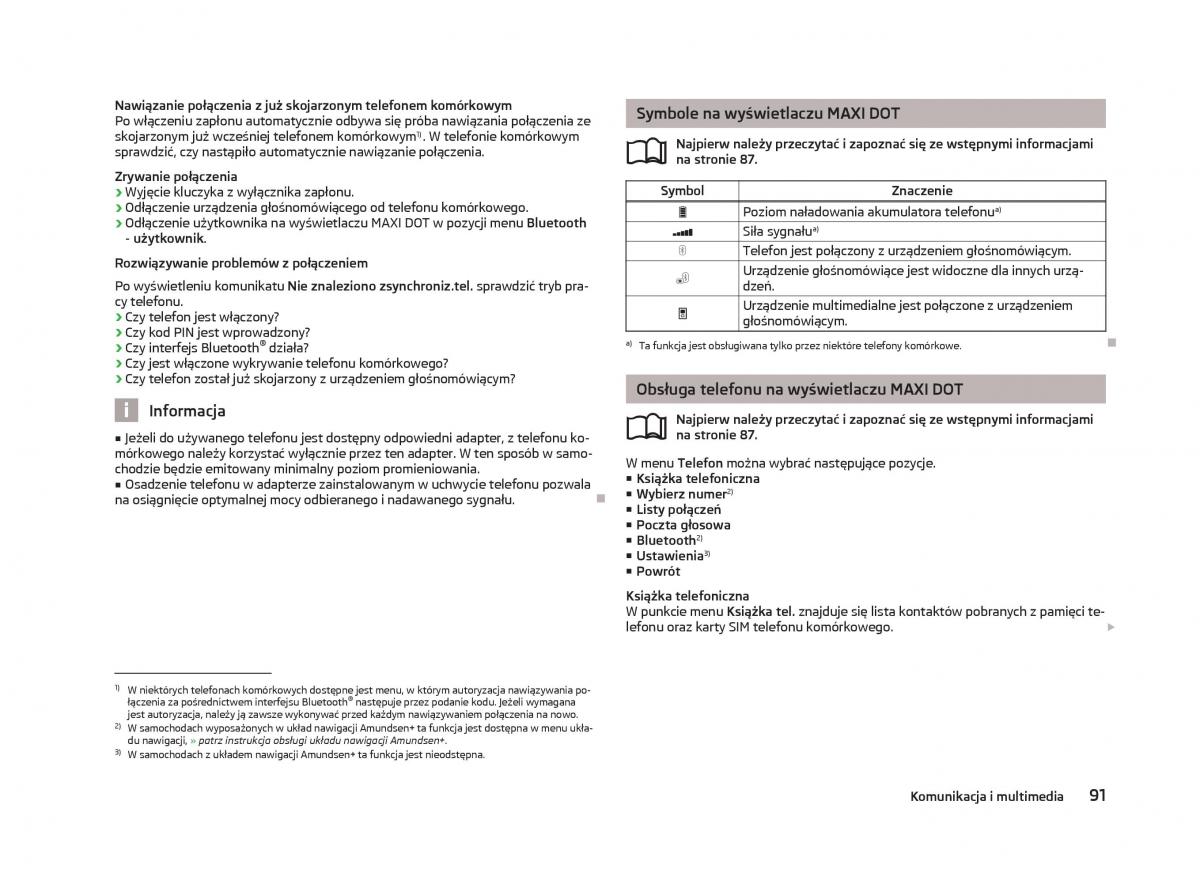 Skoda Fabia II 2 instrukcja obslugi / page 94