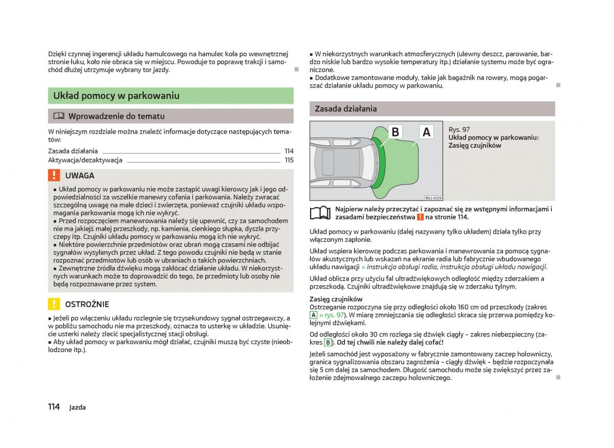 Skoda Fabia II 2 instrukcja obslugi / page 117