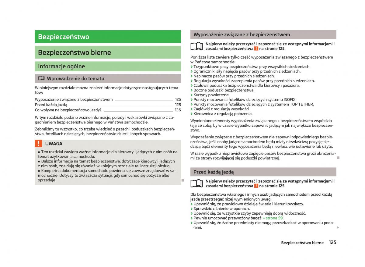 Skoda Fabia II 2 instrukcja obslugi / page 128