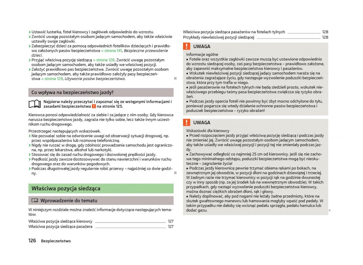 Skoda Fabia II 2 instrukcja obslugi / page 129