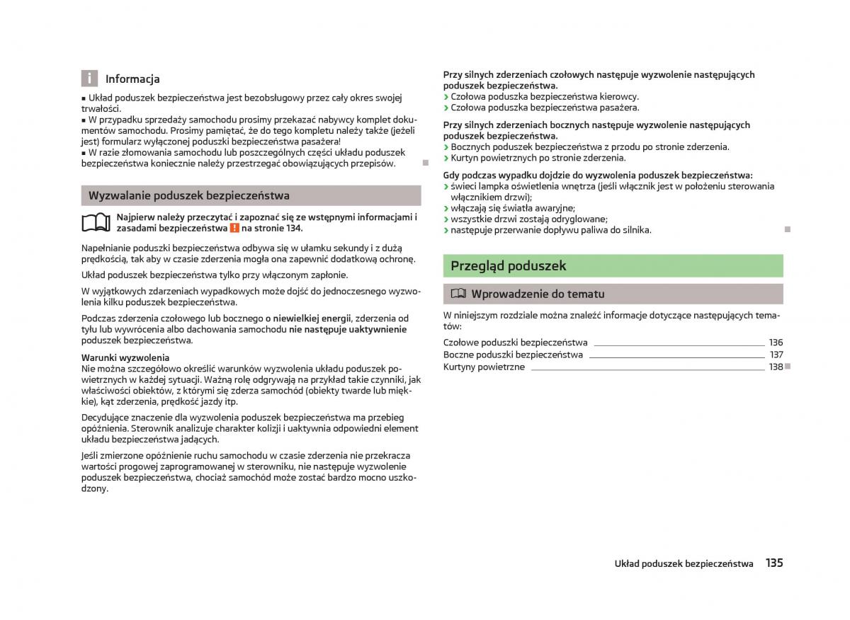 Skoda Fabia II 2 instrukcja obslugi / page 138