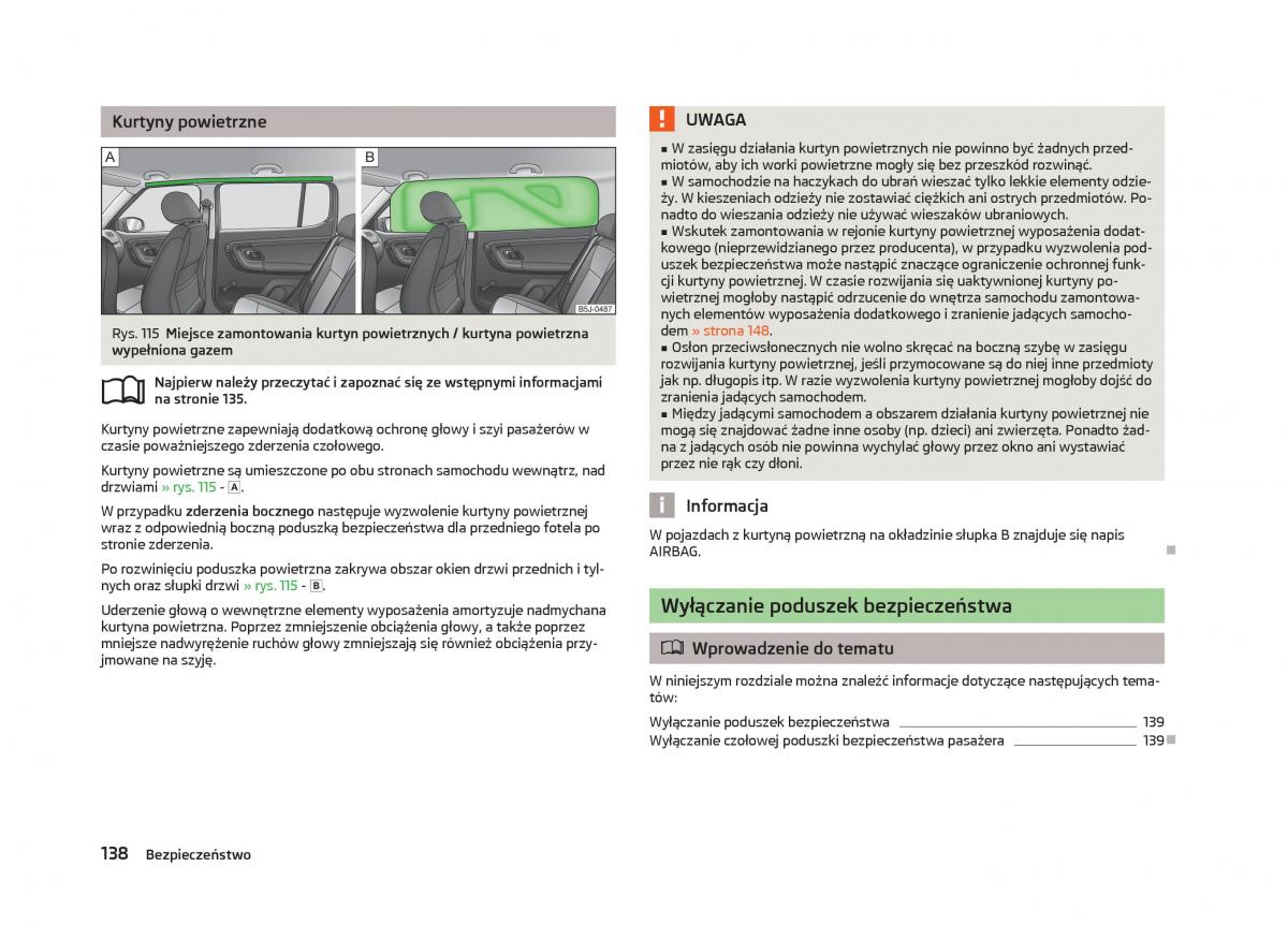 Skoda Fabia II 2 instrukcja obslugi / page 141