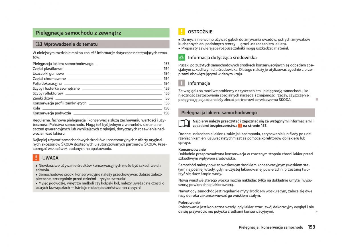 Skoda Fabia II 2 instrukcja obslugi / page 156