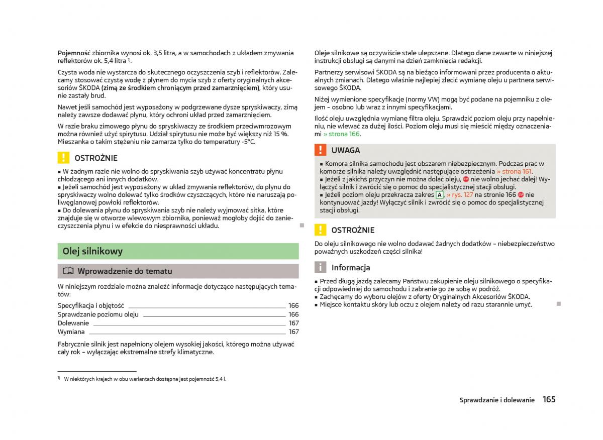 Skoda Fabia II 2 instrukcja obslugi / page 168