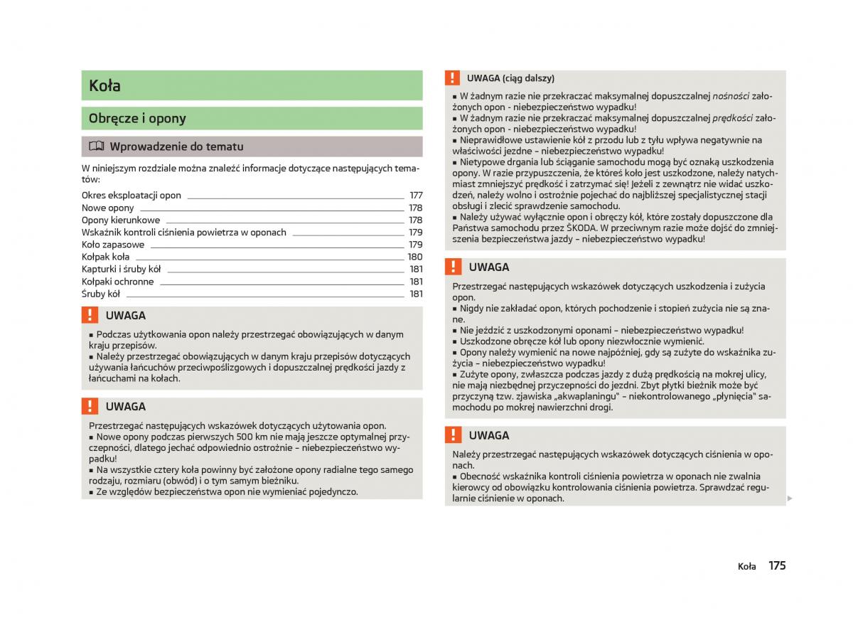 Skoda Fabia II 2 instrukcja obslugi / page 178