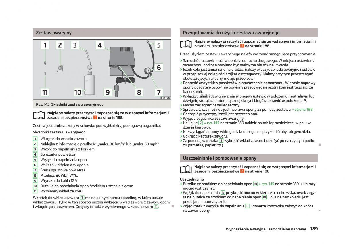 Skoda Fabia II 2 instrukcja obslugi / page 192