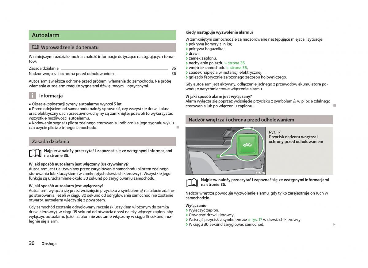 Skoda Fabia II 2 instrukcja obslugi / page 39