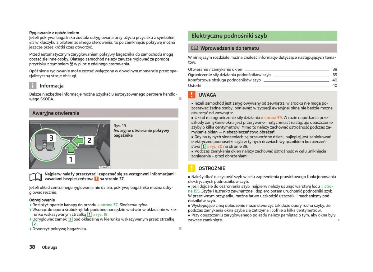 Skoda Fabia II 2 instrukcja obslugi / page 41