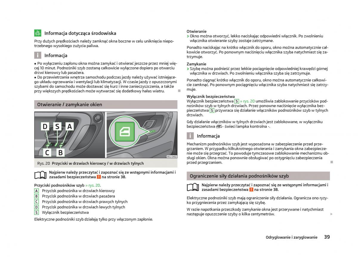 Skoda Fabia II 2 instrukcja obslugi / page 42