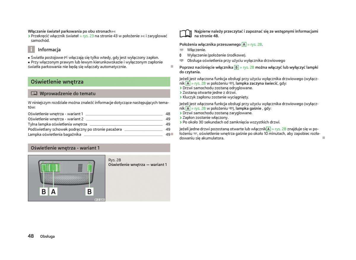 Skoda Fabia II 2 instrukcja obslugi / page 51