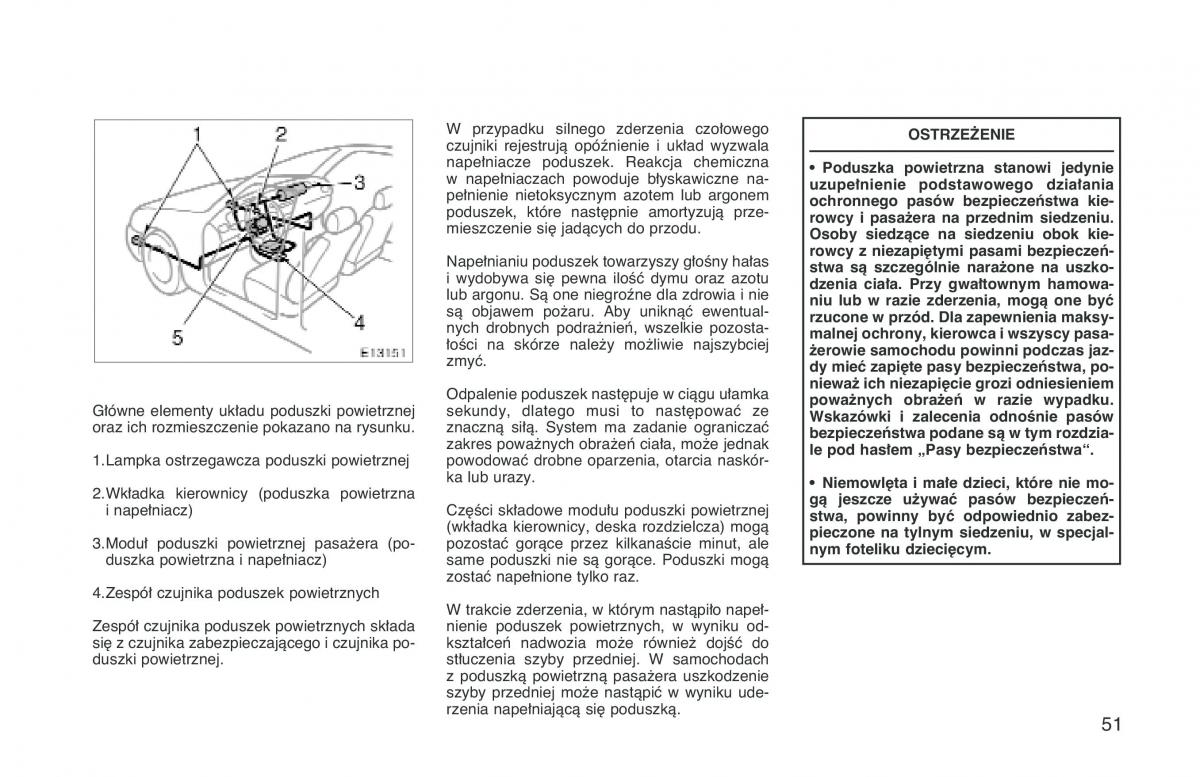 Toyota Corolla VIII 8 E110 instrukcja obslugi / page 58