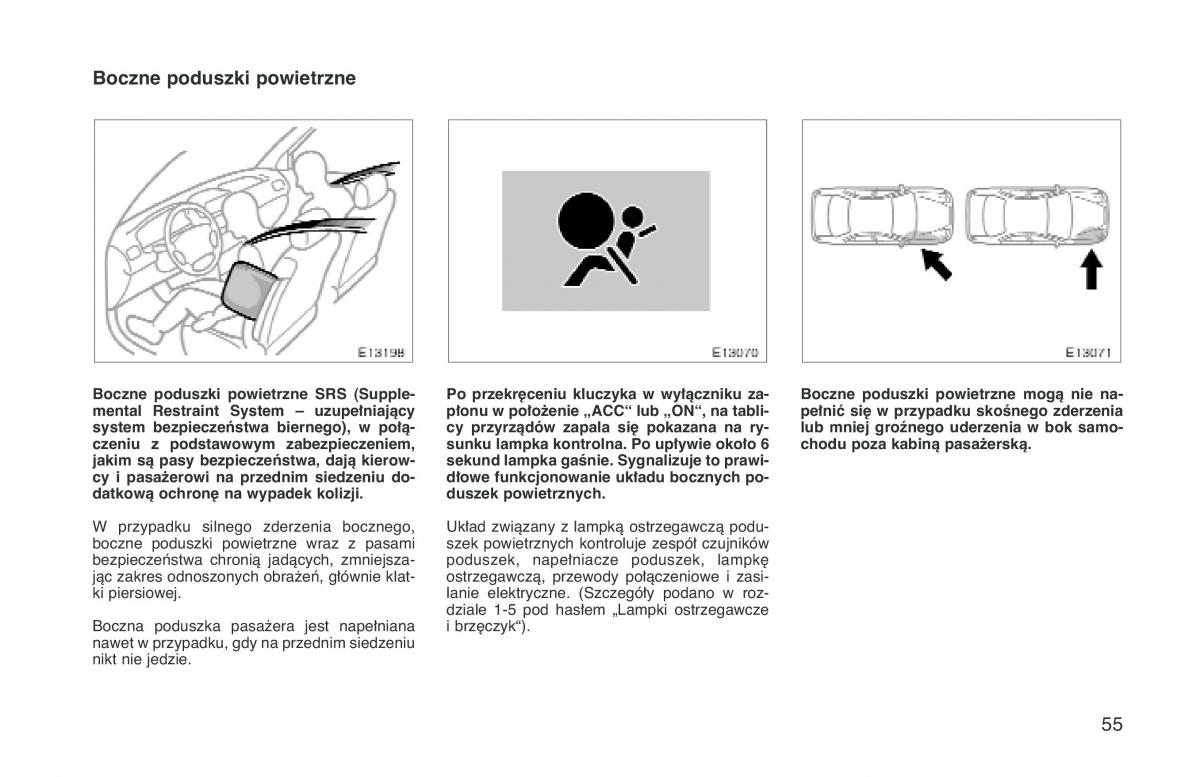 Toyota Corolla VIII 8 E110 instrukcja obslugi / page 62