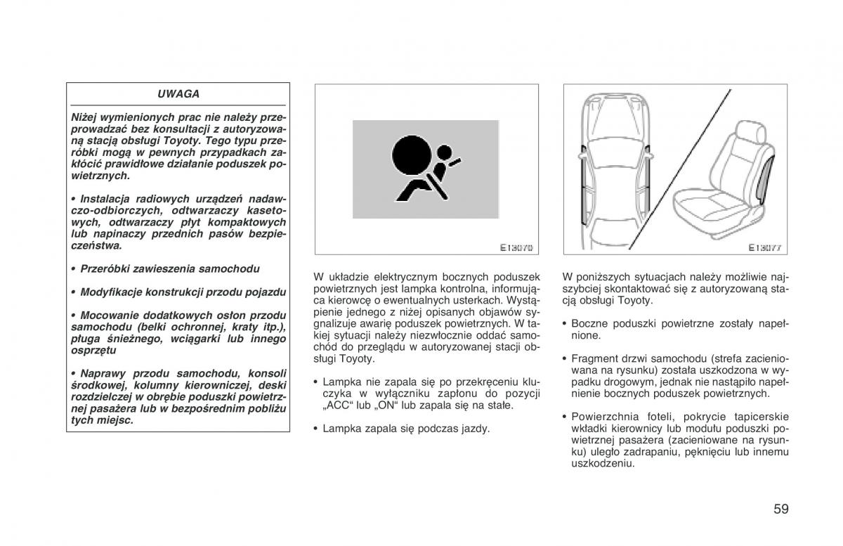 Toyota Corolla VIII 8 E110 instrukcja obslugi / page 66