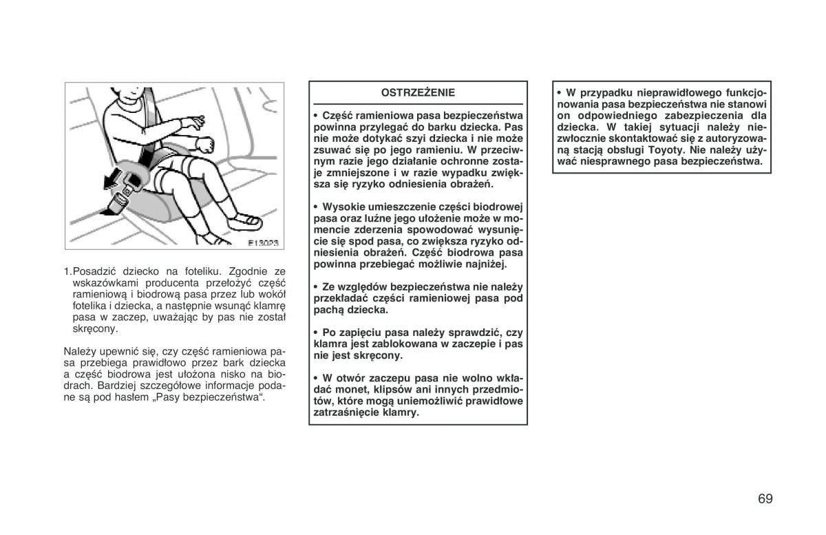 manual  Toyota Corolla VIII 8 E110 instrukcja / page 76