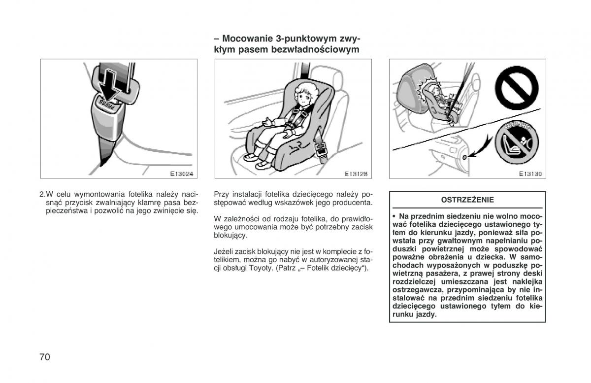 manual  Toyota Corolla VIII 8 E110 instrukcja / page 77