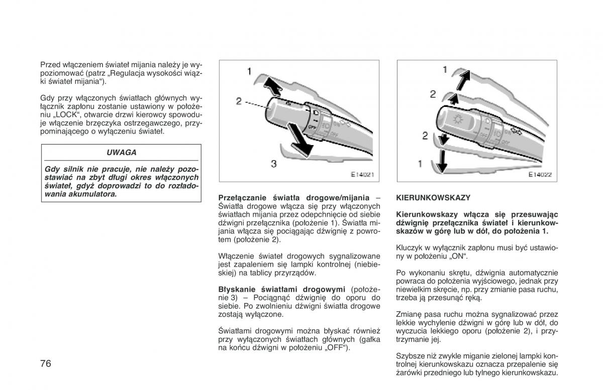 manual  Toyota Corolla VIII 8 E110 instrukcja / page 83