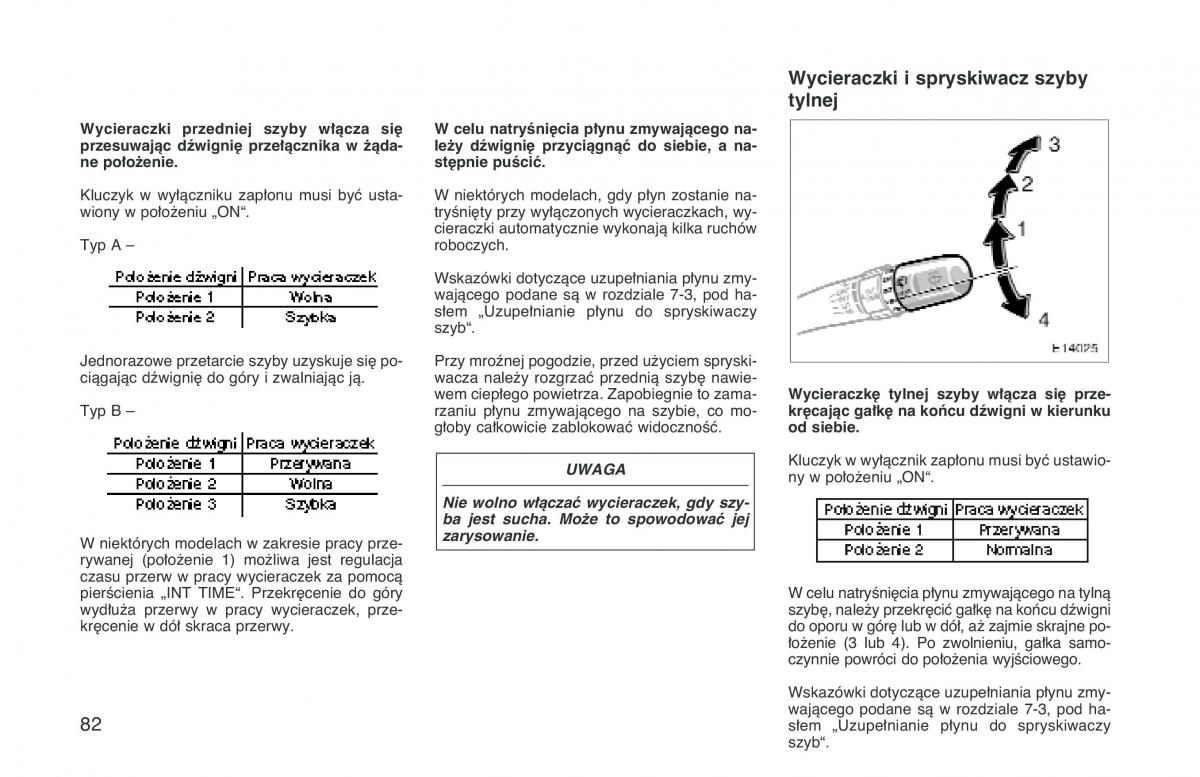 manual  Toyota Corolla VIII 8 E110 instrukcja / page 89