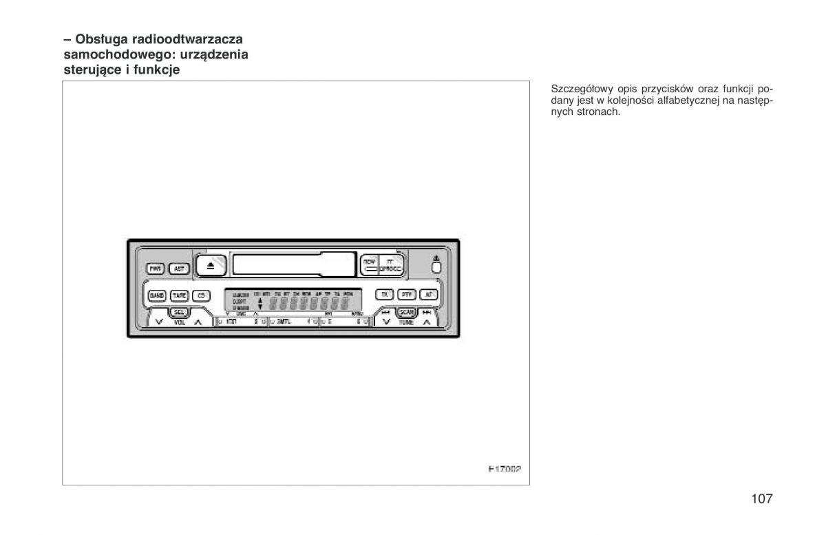 manual  Toyota Corolla VIII 8 E110 instrukcja / page 114