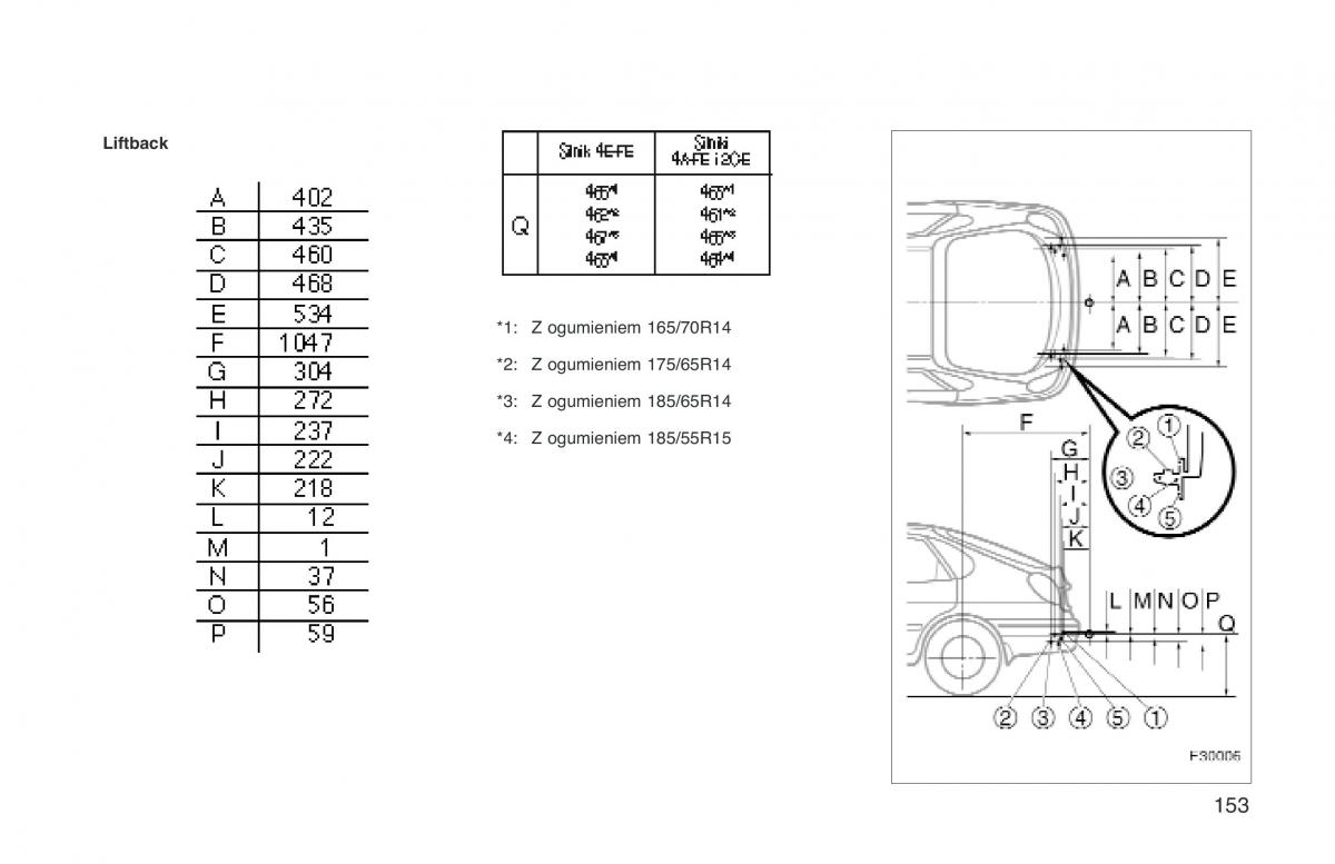 manual  Toyota Corolla VIII 8 E110 instrukcja / page 160