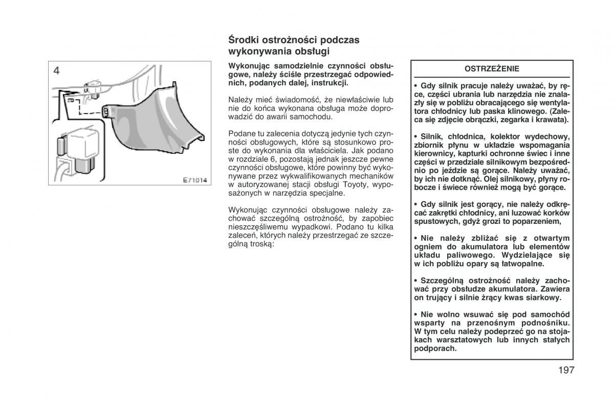 manual  Toyota Corolla VIII 8 E110 instrukcja / page 204