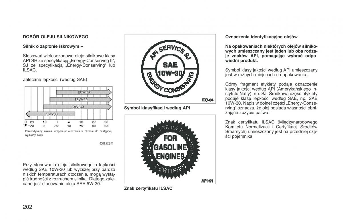 manual  Toyota Corolla VIII 8 E110 instrukcja / page 209