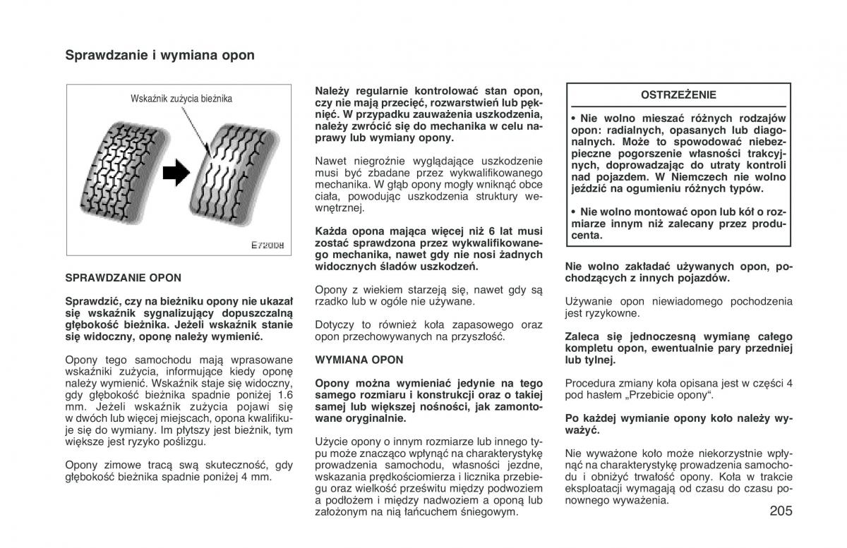 manual  Toyota Corolla VIII 8 E110 instrukcja / page 212