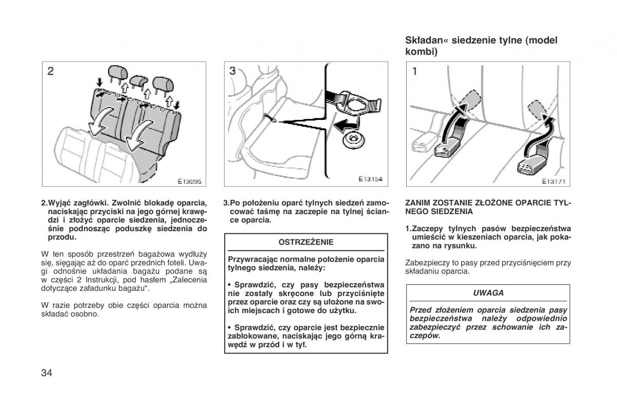 manual  Toyota Corolla VIII 8 E110 instrukcja / page 41