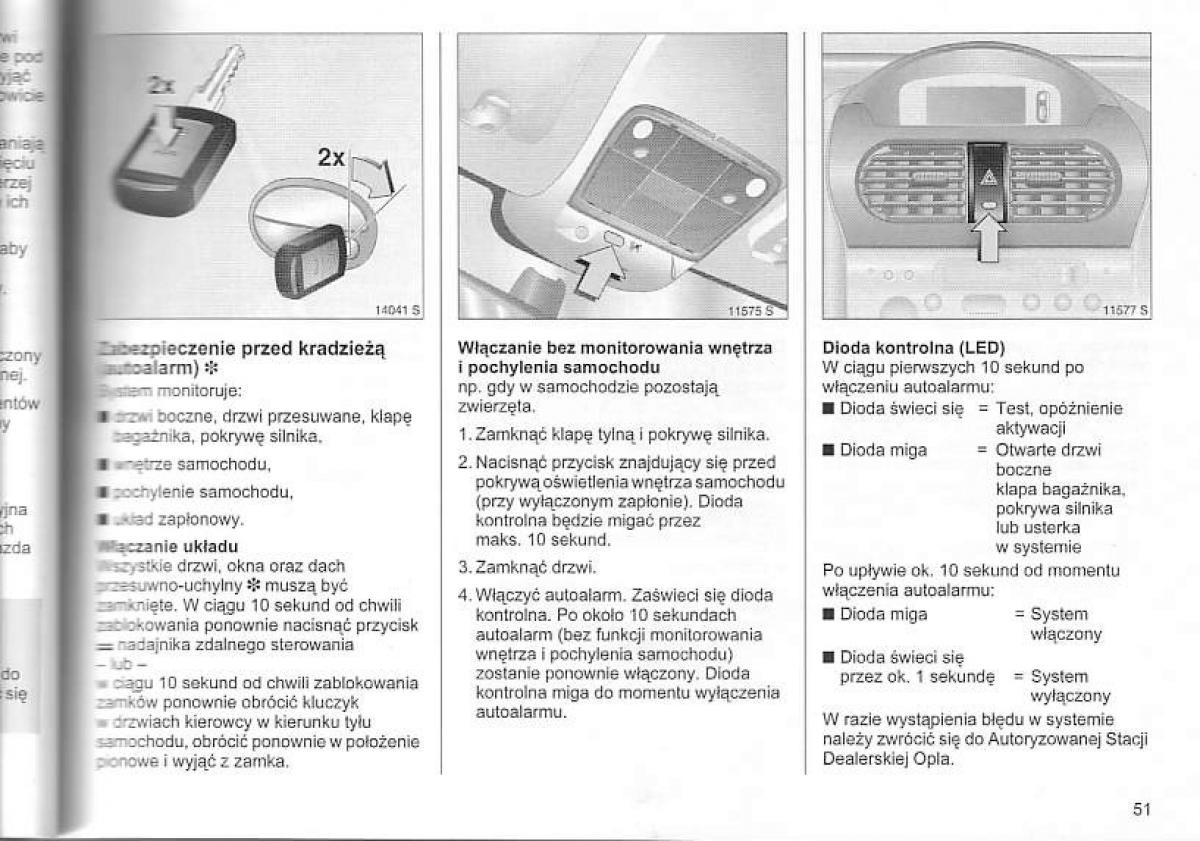 Opel Corsa C instrukcja obslugi / page 55