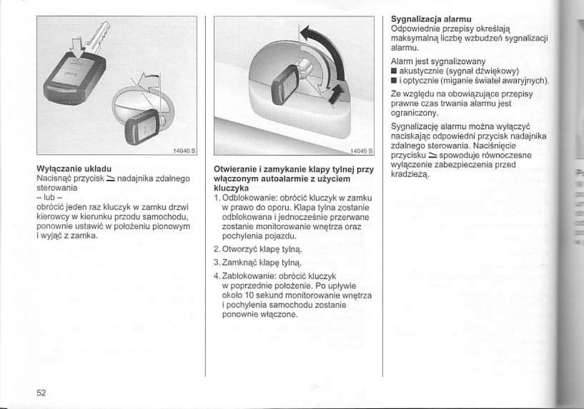 Opel Corsa C instrukcja obslugi / page 56