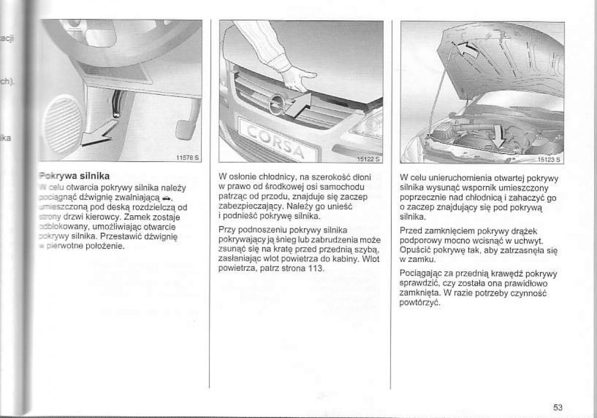 Opel Corsa C instrukcja obslugi / page 57