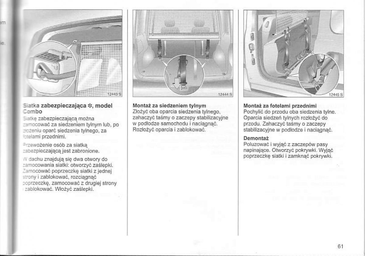 Opel Corsa C instrukcja obslugi / page 65