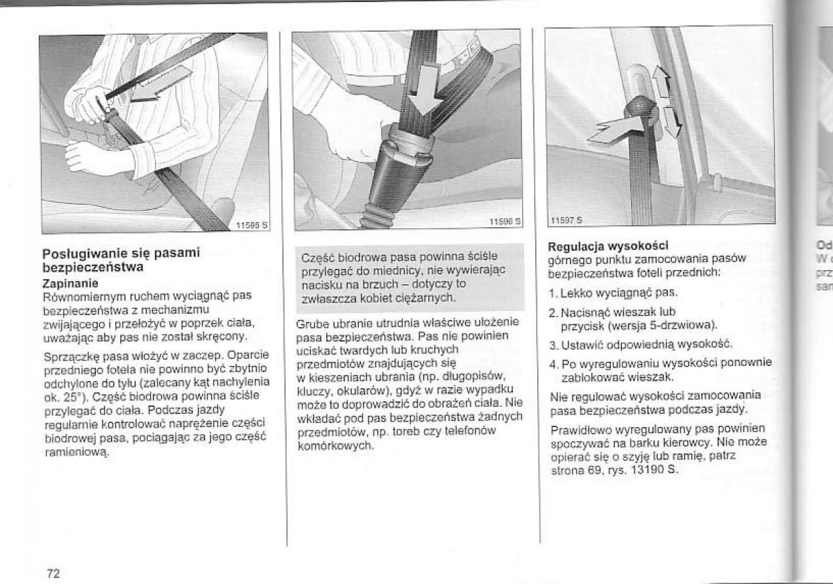 Opel Corsa C instrukcja obslugi / page 76