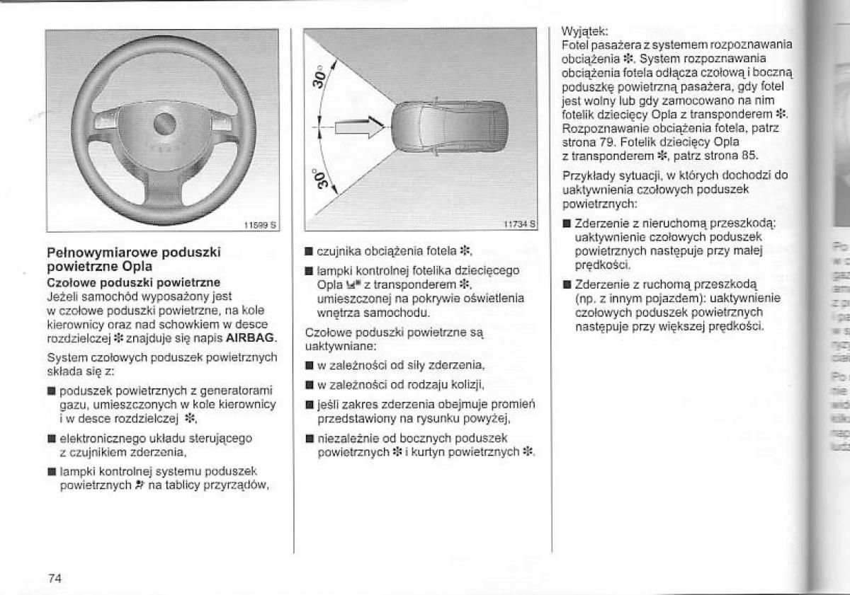 Opel Corsa C instrukcja obslugi / page 78