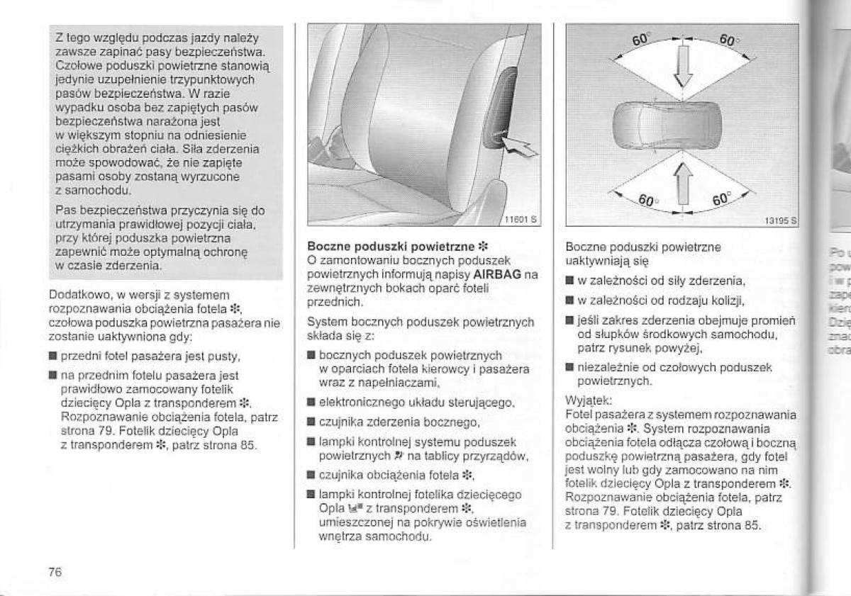 Opel Corsa C instrukcja obslugi / page 80