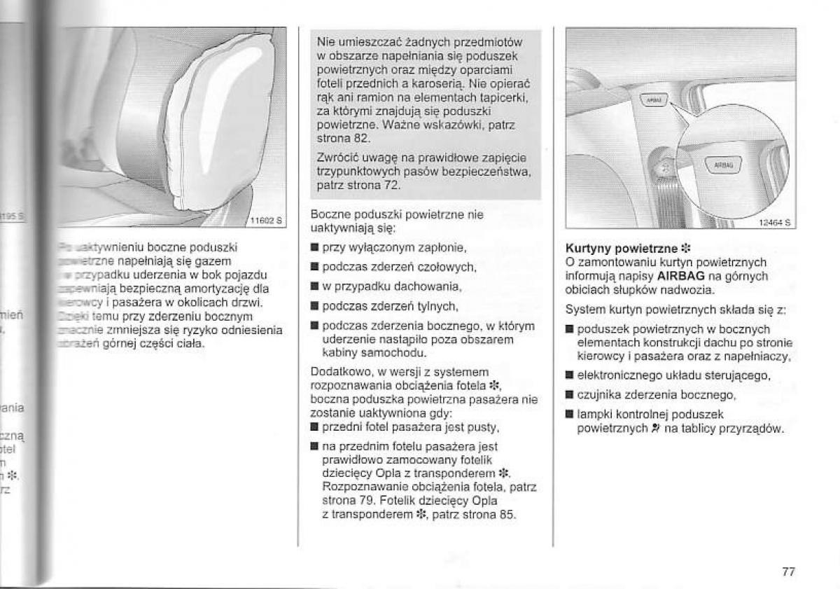 Opel Corsa C instrukcja obslugi / page 81