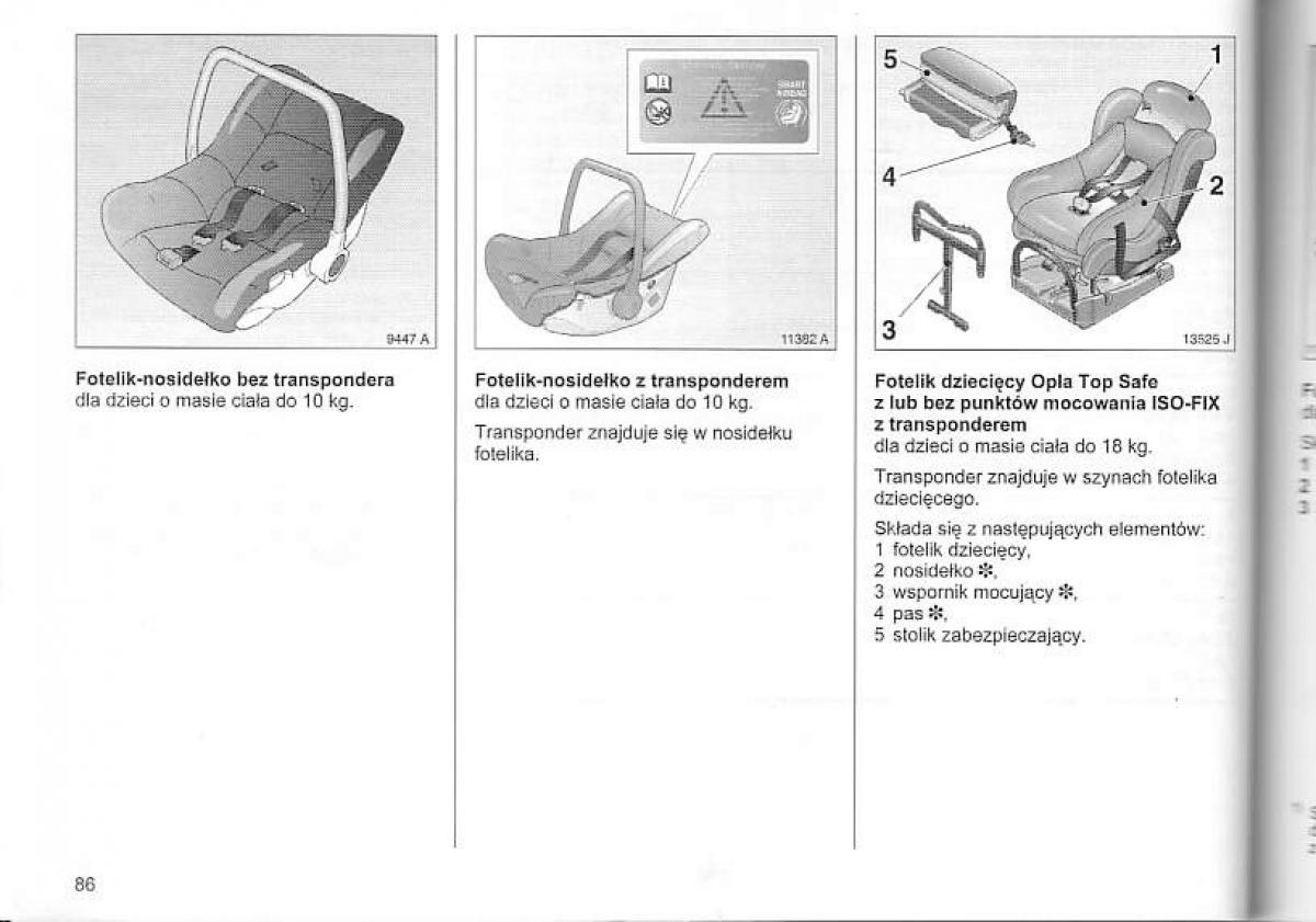 Opel Corsa C instrukcja obslugi / page 90