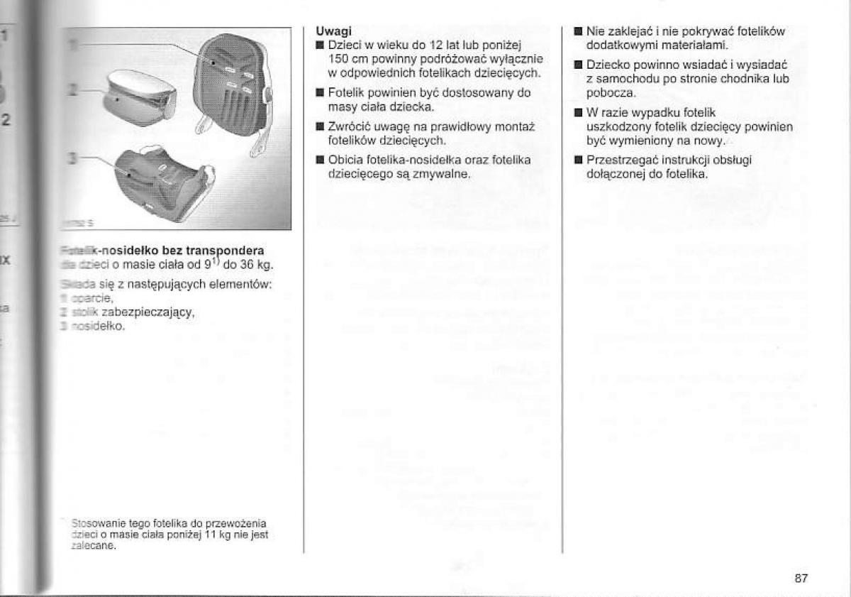 Opel Corsa C instrukcja obslugi / page 91