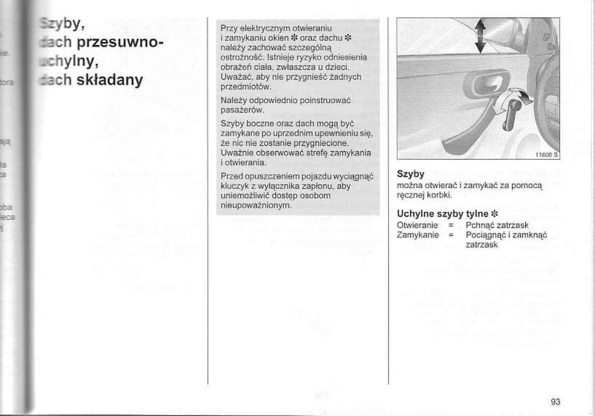 Opel Corsa C instrukcja obslugi / page 97