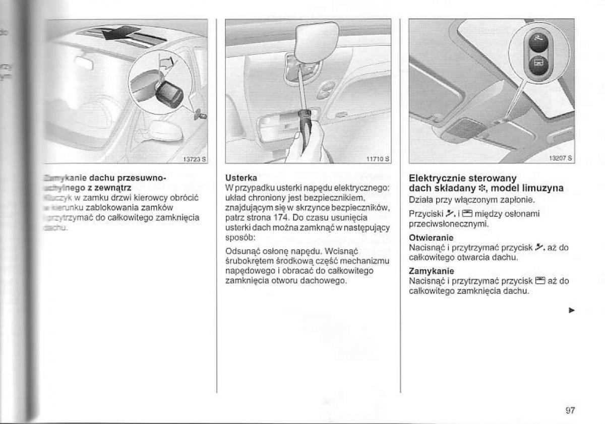 Opel Corsa C instrukcja obslugi / page 101