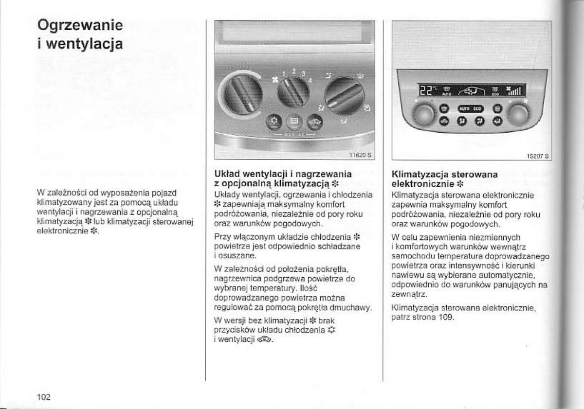 Opel Corsa C instrukcja obslugi / page 106